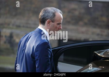 London, Großbritannien. 18th Januar 2022. Minister nehmen an der wöchentlichen Kabinettssitzung in der Downing Street Nr. 10 Teil. Quelle: Uwe Deffner/Alamy Live News Stockfoto