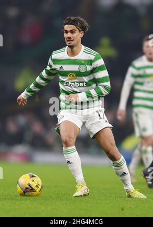 Glasgow, Schottland, 17th. Januar 2022. JOTA von Celtic während des Spiels der Scottish Premier League im Celtic Park, Glasgow. Bildnachweis sollte lauten: Neil Hanna / Sportimage Stockfoto