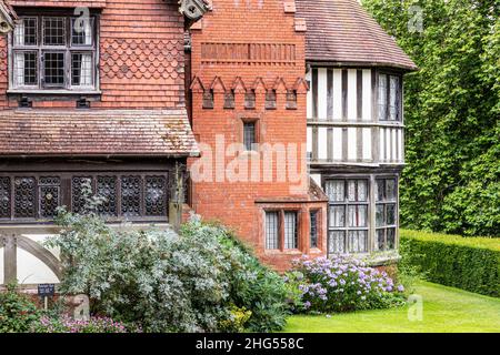 Wightwick Manor in der Nähe von Wolverhampton, West Midlands, Großbritannien Stockfoto