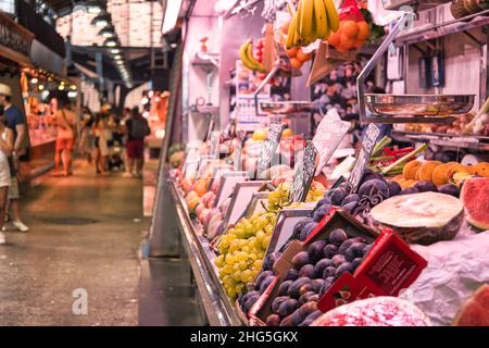Frischmarkt Stockfoto