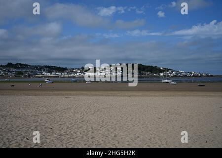 Blick auf Appledore über den Fluss Torridge von Instow Stockfoto