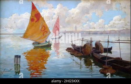 Enrique Simonet - Marina veneciana 6MB. Stockfoto