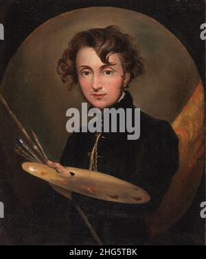 Selbstporträt - Sir George Hayter - 1828. Stockfoto