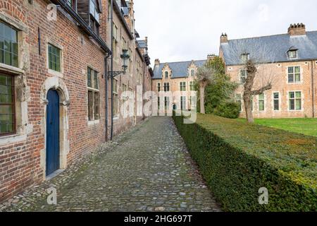 Der Leuven Grand Beguinage, bekannt als der Groot Begijnhof, in Belgien. Unesco-Weltkulturerbe Stockfoto