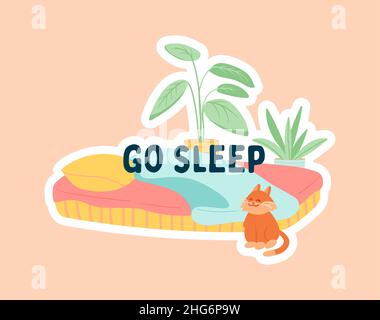 Dekorationselement für Planer oder Kalender Stock Vektor