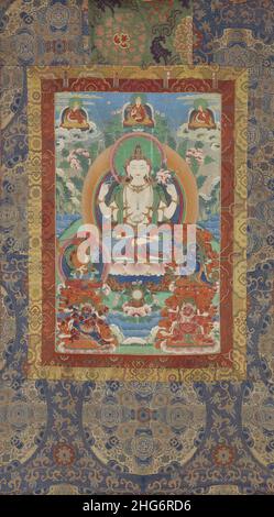 Shadakshari Avalokiteshvara FS-7620 17. Stockfoto