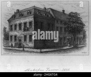 Shakespeare Tavern, 1820) - S. Hollyer Stockfoto