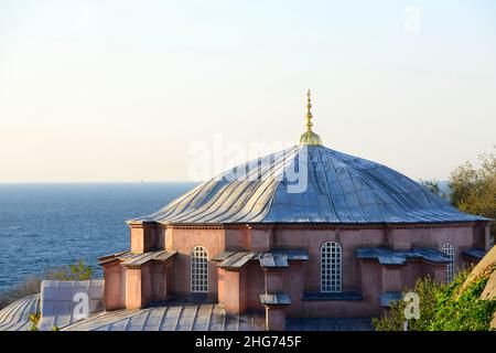 Die kleine Hagia Sophia in Fatih, Istanbul, Türkei. Stockfoto