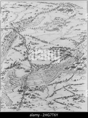 Belagerung de la Rochelle par louis XIII et Richelieu du 10 aout 1627 au 28 octobre 1628 planche 6 Jacques Callot 1592 1635. Stockfoto