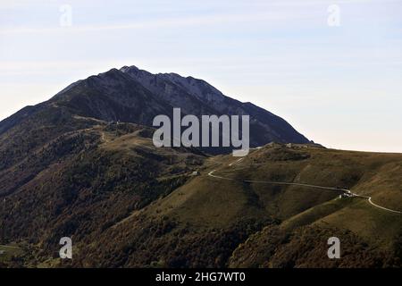 Monte Baldo Freistraßenpass, Trient, Italien Stockfoto