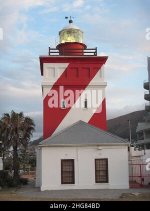 Green Point Lighthose Kapstadt Stockfoto