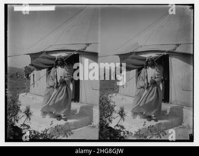 Sir Herbert Samuel zweiter Besuch in Transjordanien, etc. der Emir Abdullah. Stockfoto