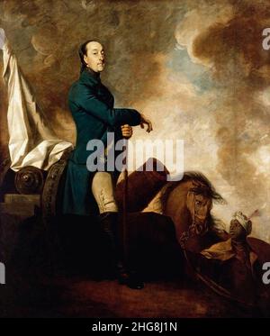 Sir Joshua Reynolds (1723-92) - Friedrich William Ernest, Graf von Schaumburg-Lippe (1724-77) Stockfoto