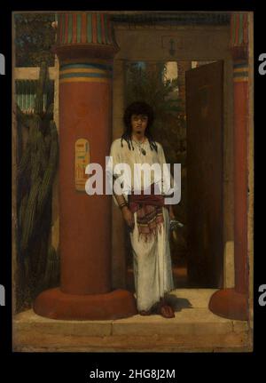 Sir Lawrence Alma-Tadema - ein Ägypter auf einem Torweg Stockfoto