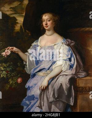 Sir Peter Lely - Porträt der Lady Penelope Spencer Stockfoto