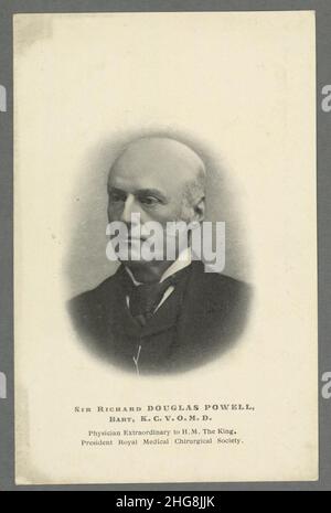 Sir Richard Douglas Powell, Bart, K.C.V.O.M.D außerordentlicher Arzt von H.M. The King, Präsident der Royal Medical Chirurgical Society (5449676). Stockfoto