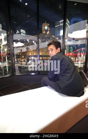 Ausländer bei Ginza Tokyo Japan Stockfoto