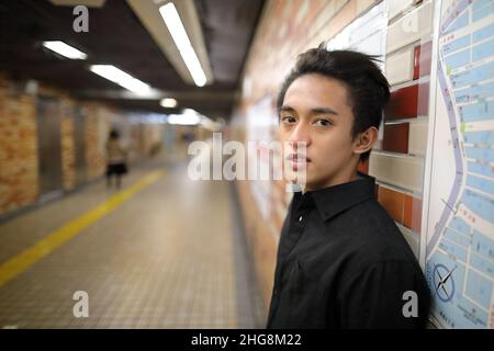 Ausländer bei Ginza Tokyo Japan Stockfoto