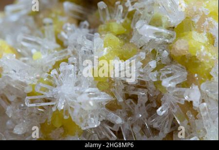 Mineralproben mischen Stockfoto