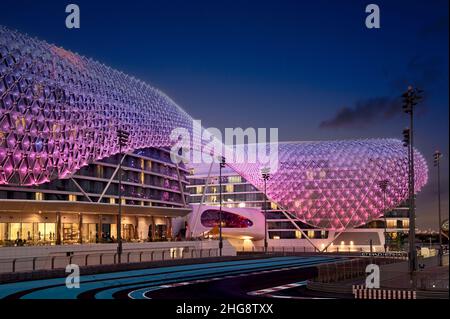 W Abu Dhabi Yas Island Luxury Hotel Stockfoto