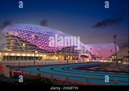 W Abu Dhabi Yas Island Luxury Hotel Stockfoto