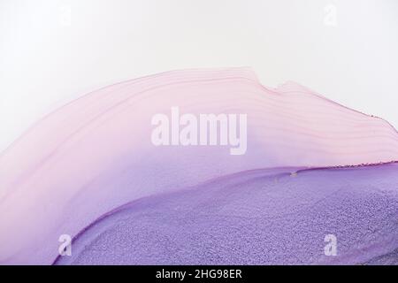 Tinte, Farbe, abstrakt. Nahaufnahme des Gemäldes. Bunte abstrakte Malerei Hintergrund. Stark texturierte Ölfarbe. Hochwertige Details. Stockfoto