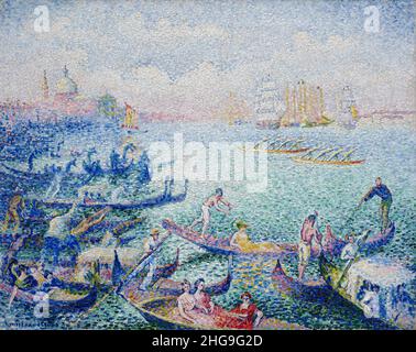 Henri-Edmond-Kreuz, Gemälde, Regatta in Venedig, 1903-1904 Stockfoto