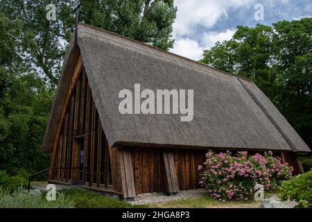 Die Schifferkirche in Ahrenshoop auf der Halbinsel Fischland-Darß-Zingst Stockfoto