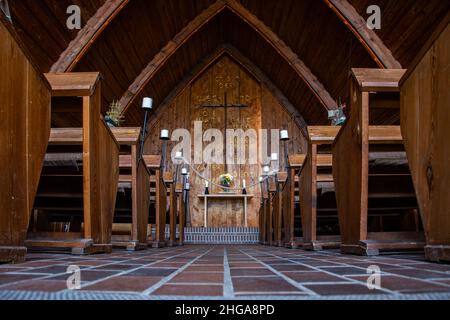 In der Seemannskirche in Ahrenshoop Stockfoto