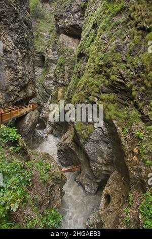 Landschaft in der Liechtensteinklamm in der Provinz Salzburg, Österreich, Europa Stockfoto