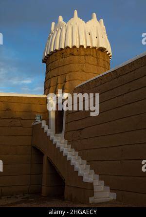 Aba Alsaud emarah Palast im historischen Bereich, Najran Provinz Najran, Saudi-Arabien Stockfoto