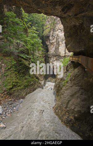 Landschaft in der Liechtensteinklamm in der Provinz Salzburg, Österreich, Europa Stockfoto