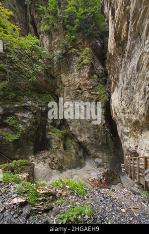 Landschaft in der Liechtensteinklamm in der Provinz Salzburg, Österreich, Europa Stockfoto