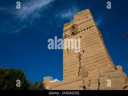 Traditionelles altes Lehmhaus, Najran Provinz Najran, Saudi-Arabien Stockfoto