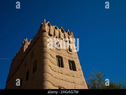 Traditionelles altes Lehmhaus, Najran Provinz Najran, Saudi-Arabien Stockfoto