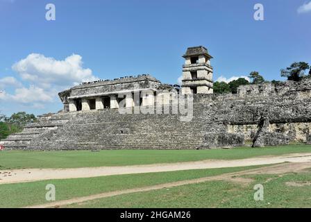 Präkolumbianische Maya-Stätte von Palenque, UNESCO-Weltkulturerbe, Palenque, Chiapas, Mexiko