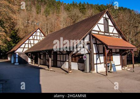 DE - BADEN-WÜRTTEMBERG : Historische Hammermühle Stockfoto