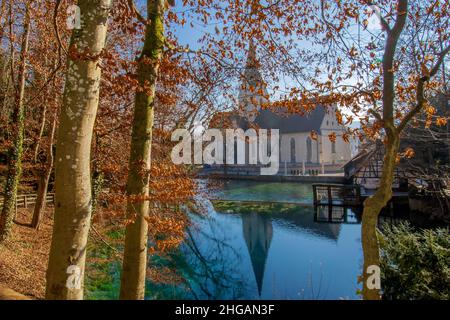 DE - BADEN-WÜRTTEMBERG : Klosterkirche von Blaubeuren Stockfoto