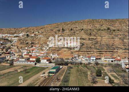 Ländlicher Ort Becerra in Guadix, Granada Stockfoto