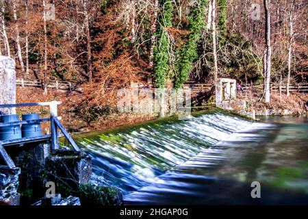 DE - BADEN-WÜRTTEMBERG : der Blautopf Stockfoto