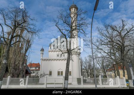 Minarett, Moschee, Brienner Straße, Wilmersdorf, Berlin, Deutschland Stockfoto