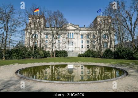 Sinti und Roma-Denkmal, Tiergarten, Mitte, Berlin, Deutschland Stockfoto