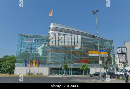 CDU-Bundestagshauptquartier, Klingelhoeferstraße Tiergarten, Berlin, Deutschland Stockfoto