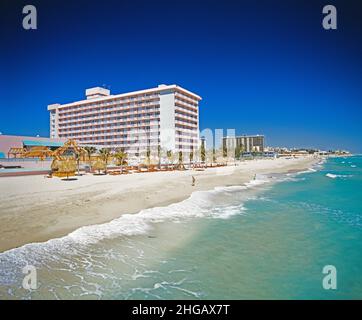 USA. Florida. Miami. Newport Beachside. Holiday Inn Hotel. Stockfoto