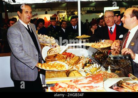 Archiv 80ies: Französischer Küchenchef Paul Bocuse, Frankreich Stockfoto