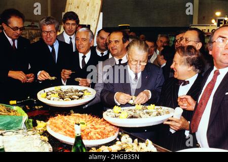 Archiv 80ies: Französischer Küchenchef Paul Bocuse, Frankreich Stockfoto