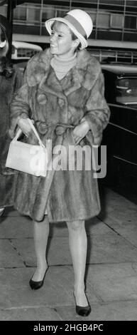 Yvette Mimieux, 1967. Quelle: PictureLux/The Hollywood Archive/Alamy Live News Stockfoto