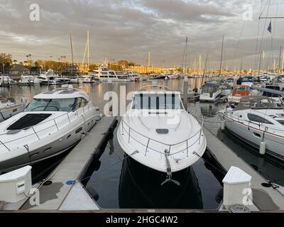 Marina Del Rey in Los Angeles, Kalifornien Stockfoto