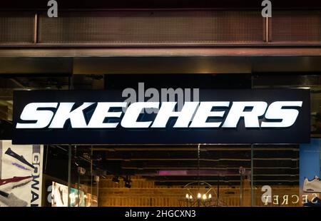 Skechers Schuhgeschäft in Liverpool One Einkaufszentrum Stockfoto