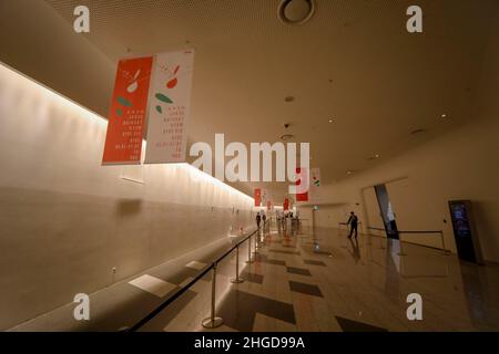 Okt 18, 2018-Seoul, Südkorea-Gäste bei der Hera Seoul Fashion Week 2019 S/S auf der Dongdaemun Design Plaza (DDP) in Seoul, Südkorea. Stockfoto